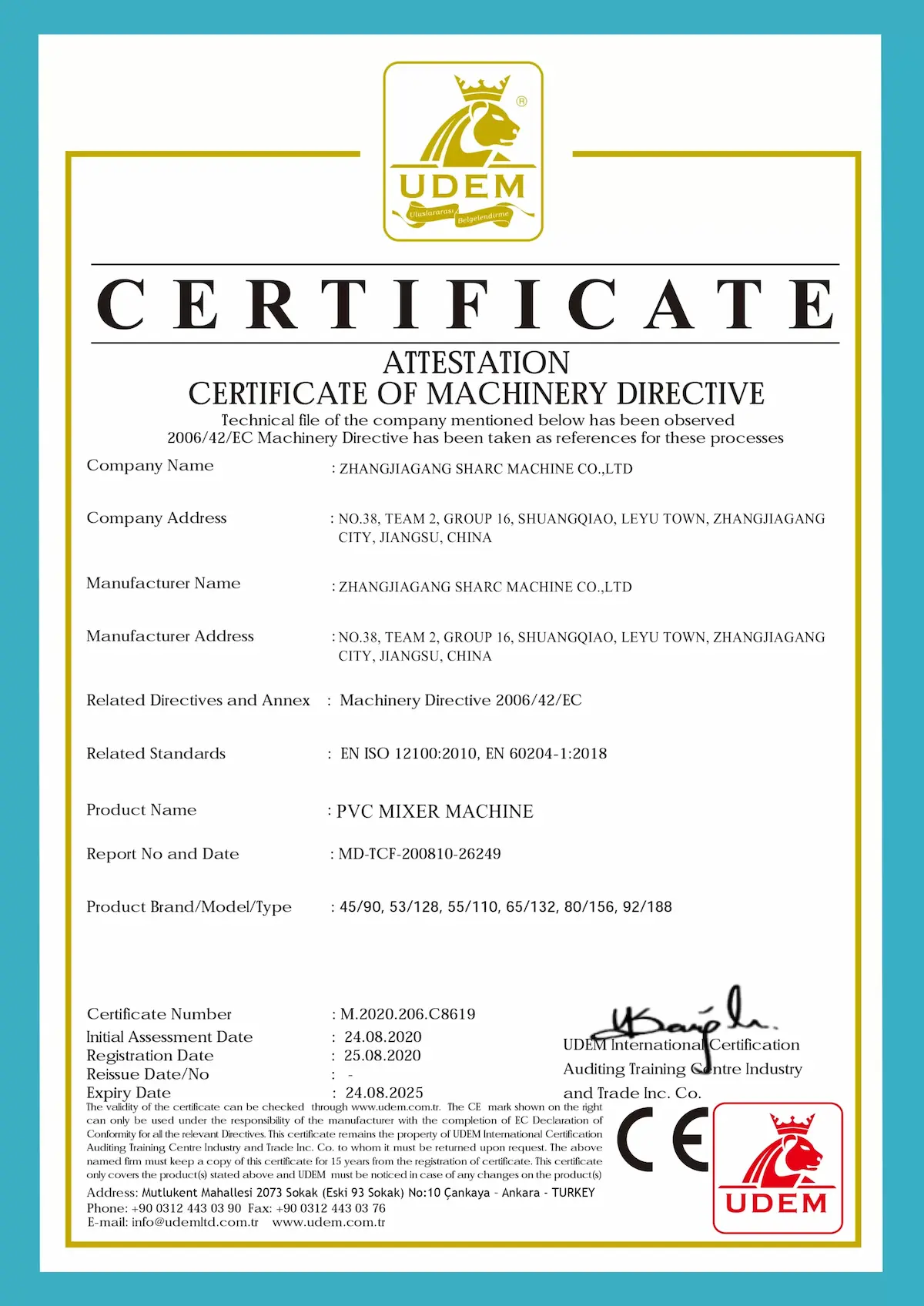 Certificate 9